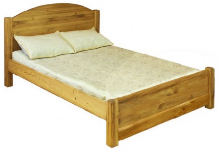 Кровать LIT MEX PB 140х200 с низким изножьем