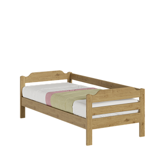 Кровать Малютка без ящиков 90х200 из массива сосны