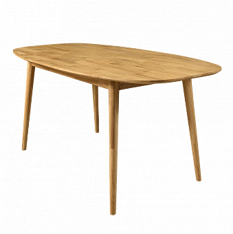 Стол обеденный Сканди 2.1 (160х75х90) массив дуба
