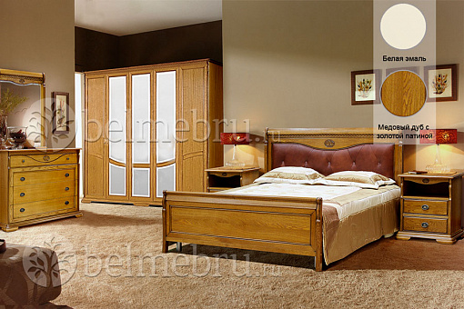 Набор мебели для спальни Лика 5Z (цвет дуб медовый+ЗП)