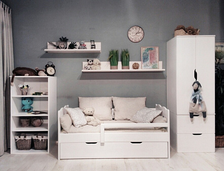 Набор мебели для детской Тимберс Кидс 1 (Цвет белый)