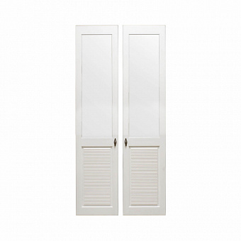 Комплект дверей к стеллажу Рауна 20 Белый воск