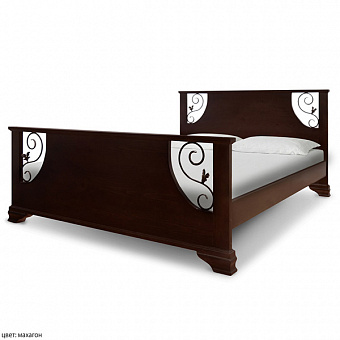 Кровать Ричард с кованым декором полутороспальные