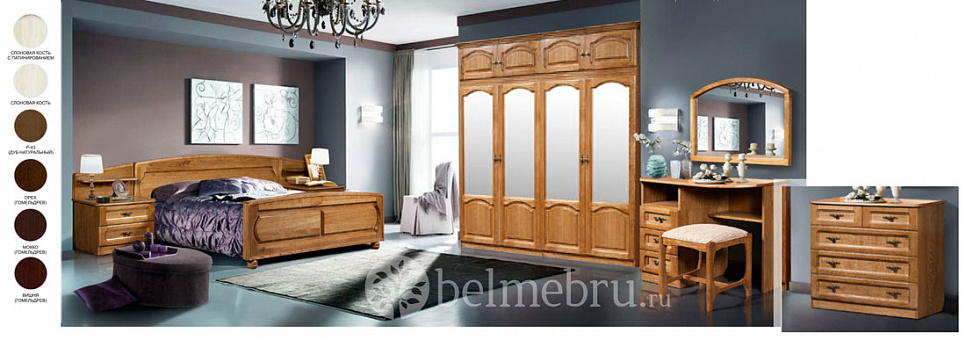 Набор мебели для спальни "Купава-2" ГМ 8420-01