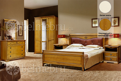 Набор мебели для спальни Лика 3Z (цвет дуб медовый+ЗП)