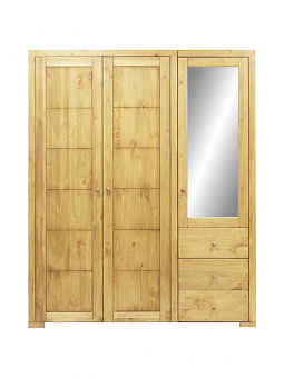 Шкаф 3-х дверный Калипсо (из 2-х частей)