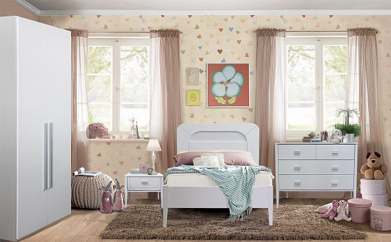 Набор мебели для детской Лорена (цвет альба + СП)