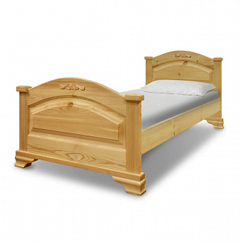 Кровать Акатава с резьбой полутороспальные
