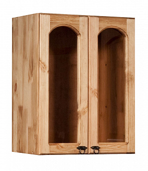 Шкаф настенный с 2-мя стеклянными дверками Викинг GL №9