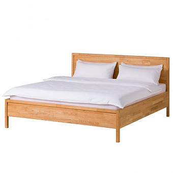 Двуспальная кровать Ина (180х200) массив дуба