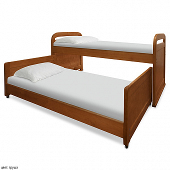 Детская кровать Мурзилка (с выкатным спальным местом)